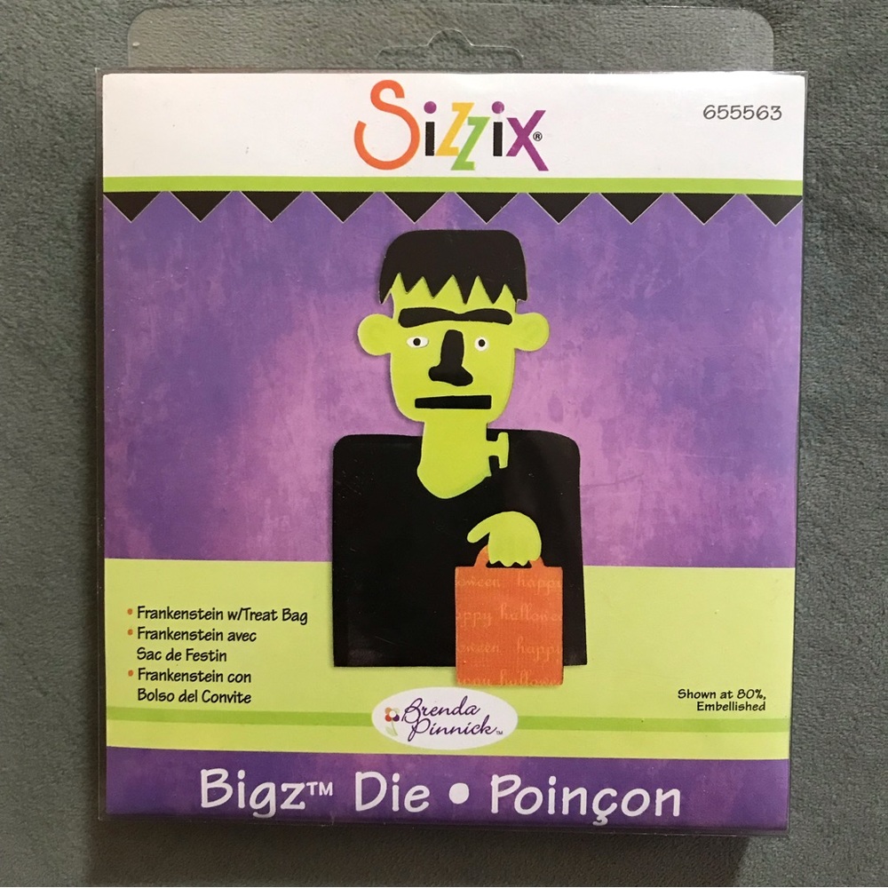 Sizzix Bigz Frankenstein w/treat bag die
